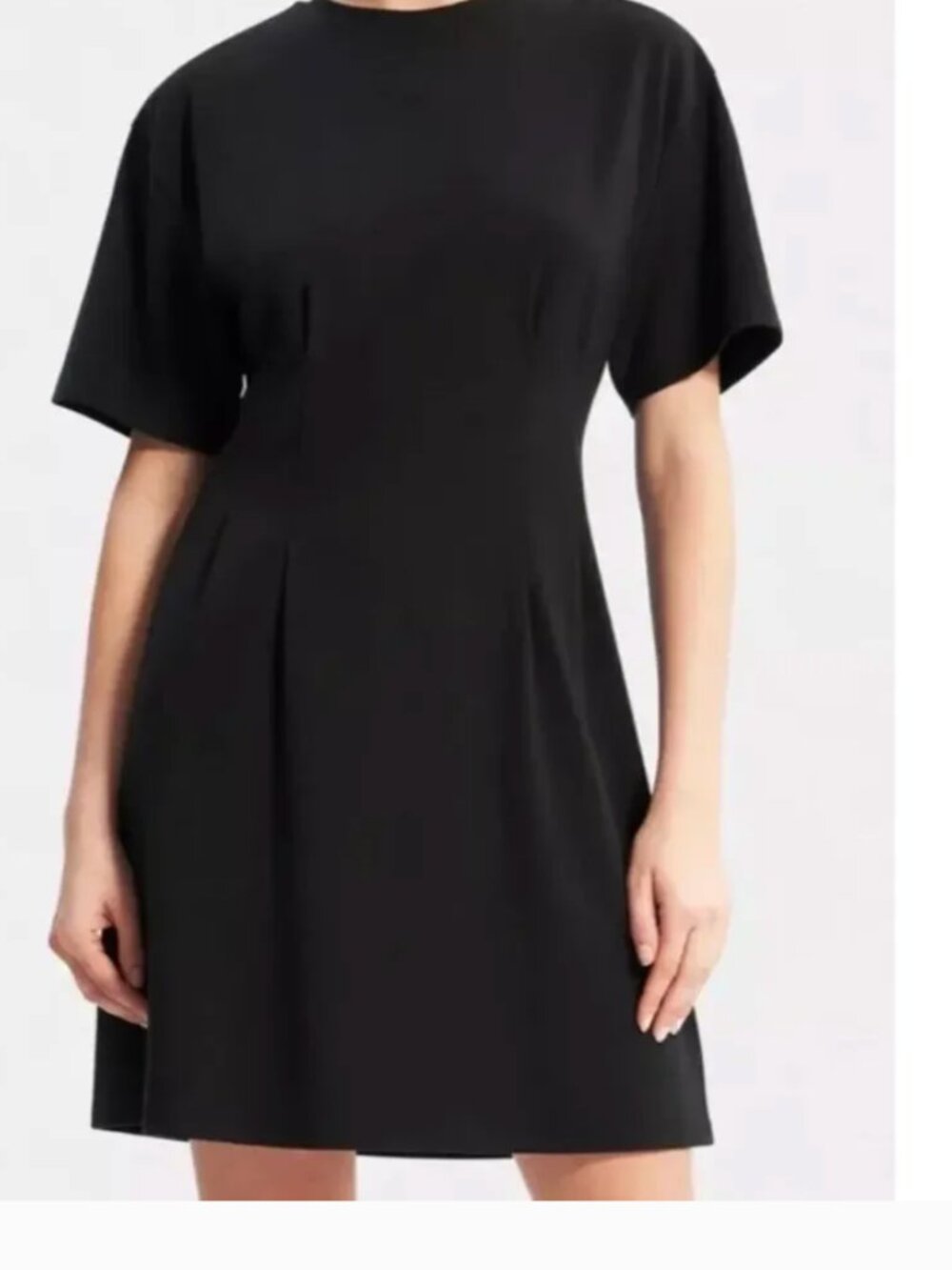 Theory Small Black Corset Dress